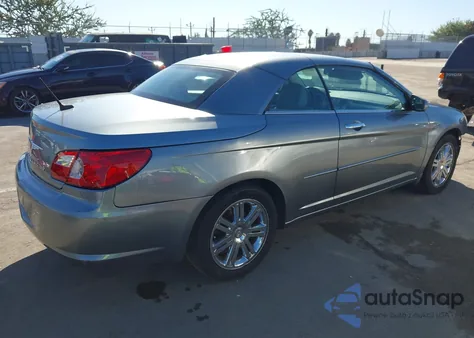 2008 Chrysler Sebring Limited z USA, uszkodzony, nr VIN 1C3LC65M38N178488